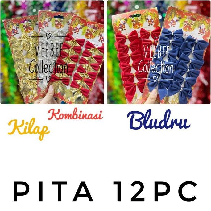 

Ready oke] Pita natal bludru kilap silver/velvet ribbon/ornaments christmas tree