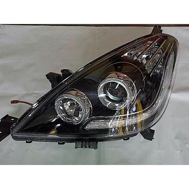 Headlamp toyota innova 2004-2011 projector led black housing