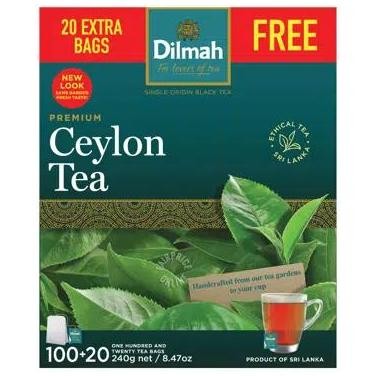 

Dilmah Premium Ceylon Tea Bags (120 per pack)