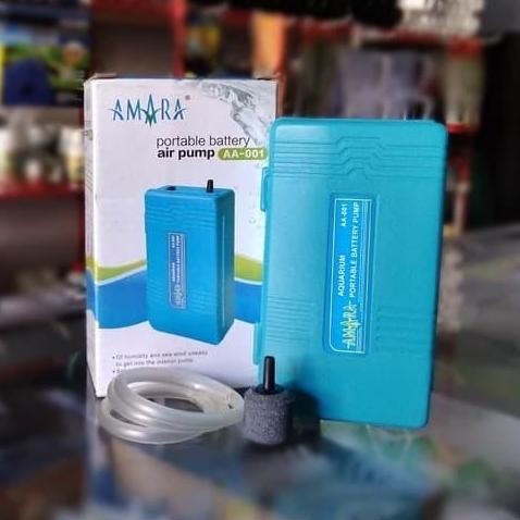 AMARA AA001 AERATOR PORTABLE - POMPA UDARA BATERAI AIR PUMP AQUARIUM KOLAM