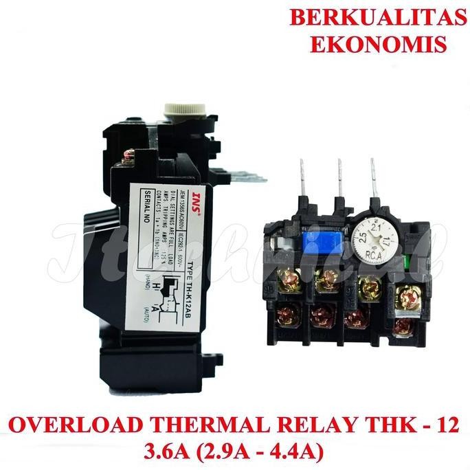 THERMAL OVERLOAD RELAY THK 12 3.6A / OVERLOAD TH-K12 3.6A ICOM