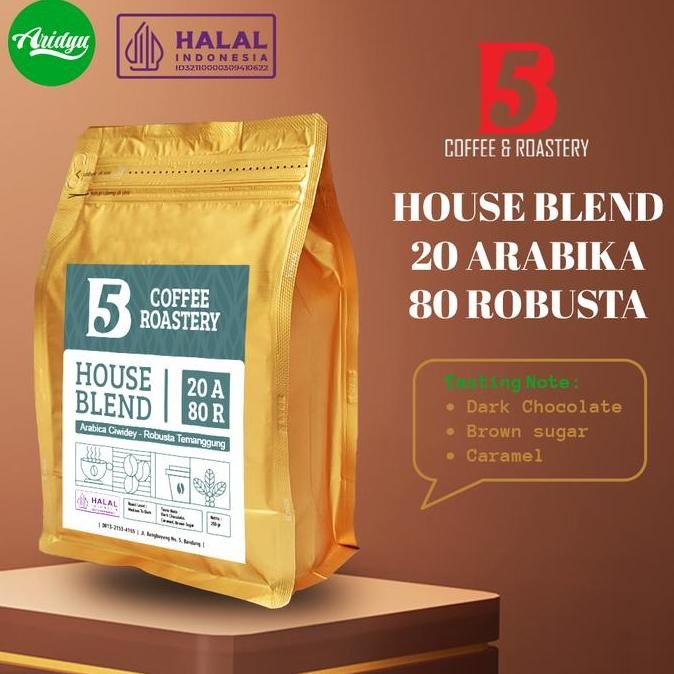 

;&;&;&;&] Kopi House Blend 20% Arabika 80% Robusta - 250gr - Med To Dark Roast