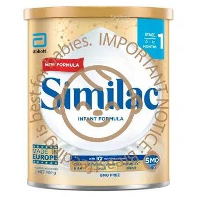

Abbott Similac Infant Milk Formula - Stage 1 (400g) Singapore