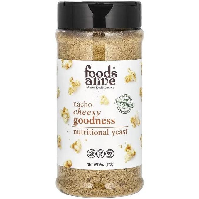 

Foods Alive, Nutritional Yeast 6 oz (170 g) - Nacho Cheesy