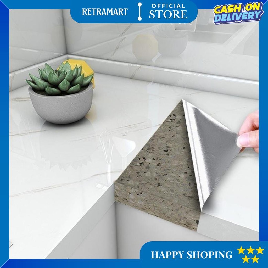 Papan Stiker Dinding Tekstur 300*60Cm Wallpaper Dinding Kabinet Untuk Kamar Tidur Dapur Kamar Mandi 