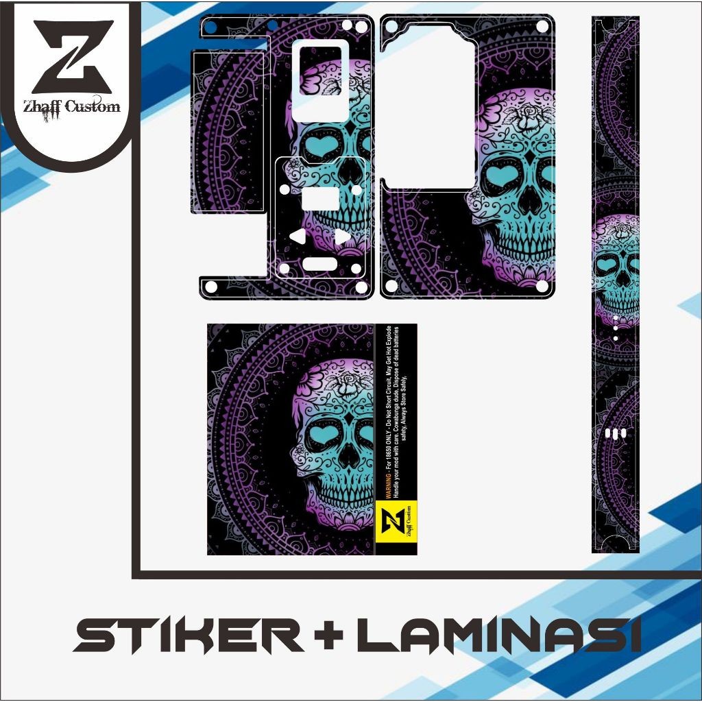 

*Premium Quality* Acces B80 Anti Luntur Zhaff Type A Garskin Custom Stiker Maxdecal Bkn Case COD