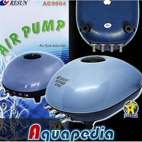 RESUN AC9904 POMPA UDARA | AERATOR 4 LUBANG AQUARIUM KOLAM IKAN EFISIEN