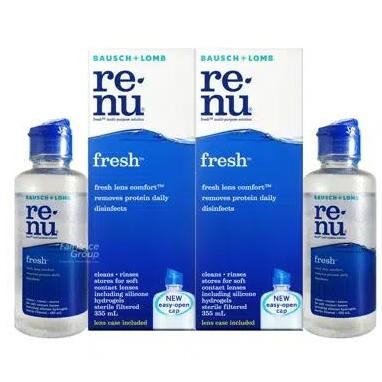 

Bausch + Lomb Renu Multi-Purpose Solution -Fresh 2 x 355ml + 2 x 120ml