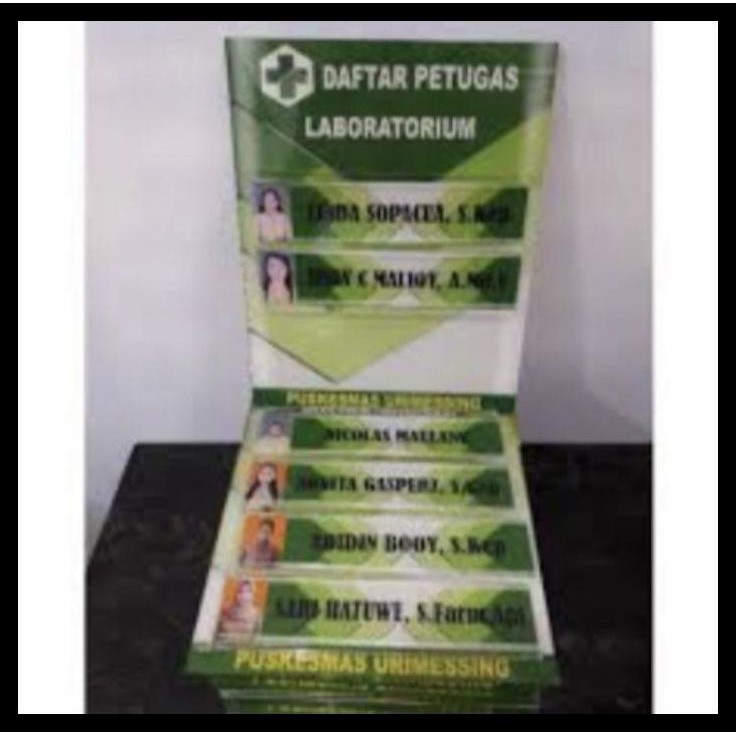 

GRATIS ONGKIR PAPAN JAGA LABORATORIUM KLINIK MEDIS RUMAH SAKIT SLOT NAMA FOTO