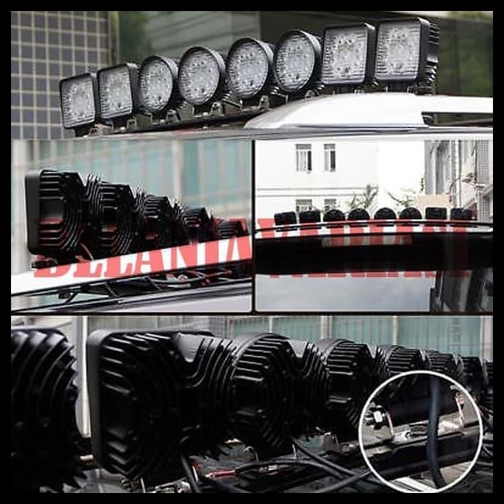 TERBARU LAMPU TEMBAK SOROT SPOTLIGHT 16 LED 48WATT 