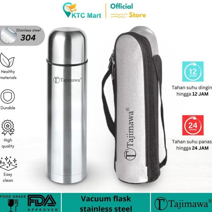 HARGA DISC - KTCmart - TAJIMAWA Thermos Air Panas 1000ml / Termos Vacum