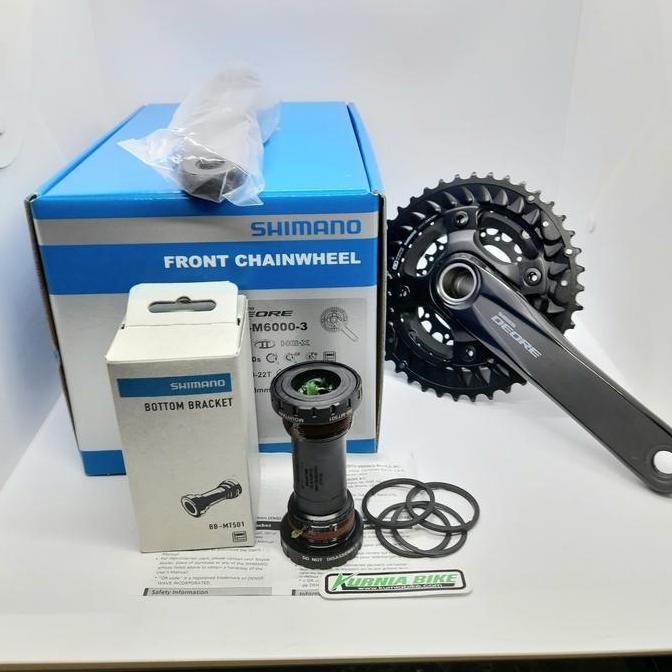crank shimano deore triple m6000 + bb shimano