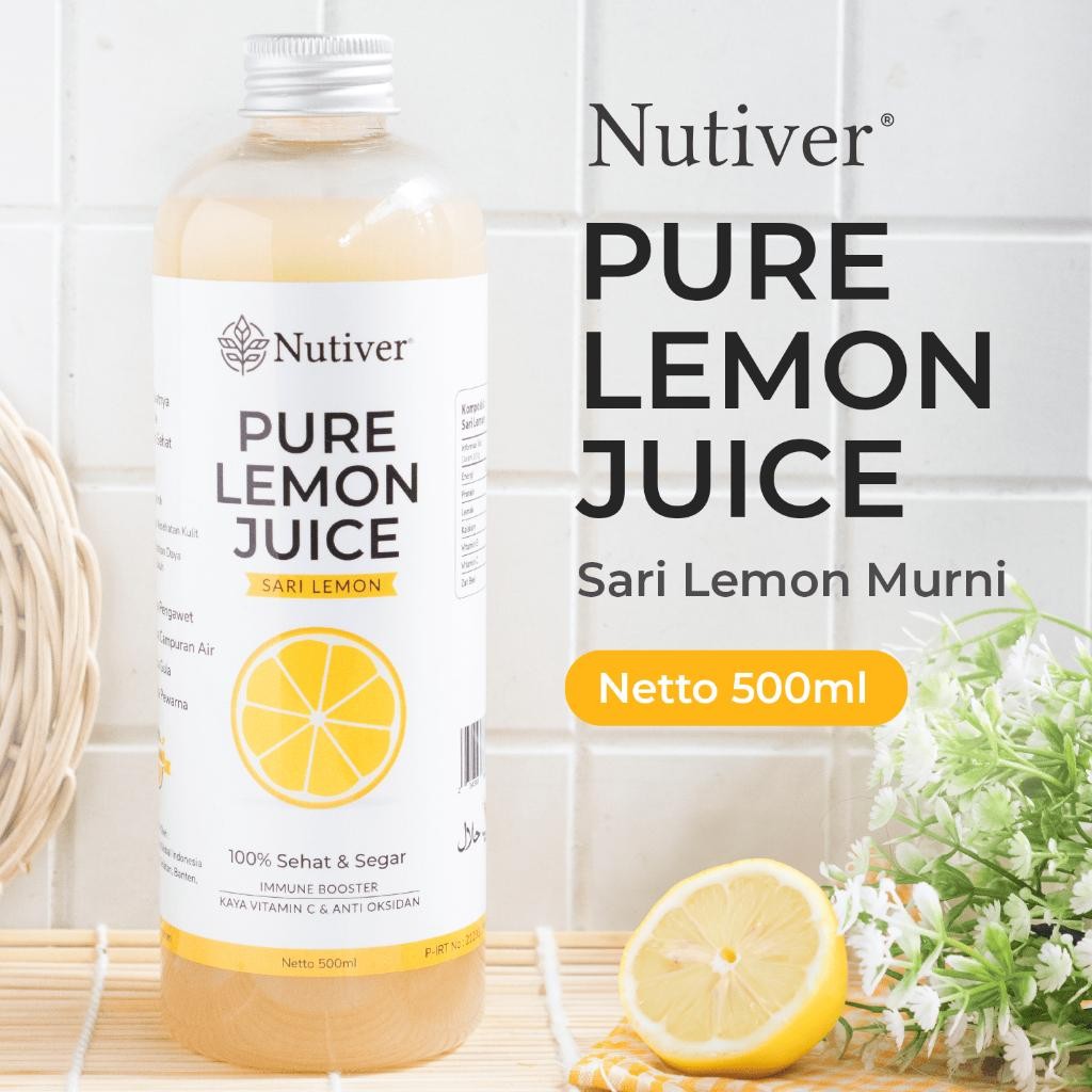 

FM Nutiver Sari Lemon 500ml - Air Lemon Murni 100% untuk Kesehatan & Diet