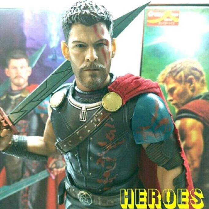 baru Action Figure THOR Ragnarok Crazy Toys Marvel Avengers Thor Vs Hulk Coloseum Pedang