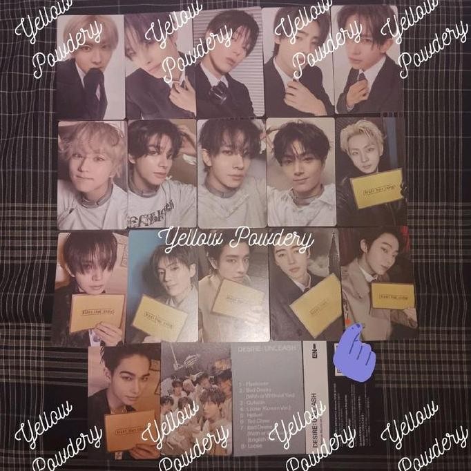 baru PHOTOCARD ALBUM ENHYPEN WEVERSE DESIRE UNLEASH SHARING HEESUNG JUNGWON JAKE NIKI SUNOO SUNGHOON
