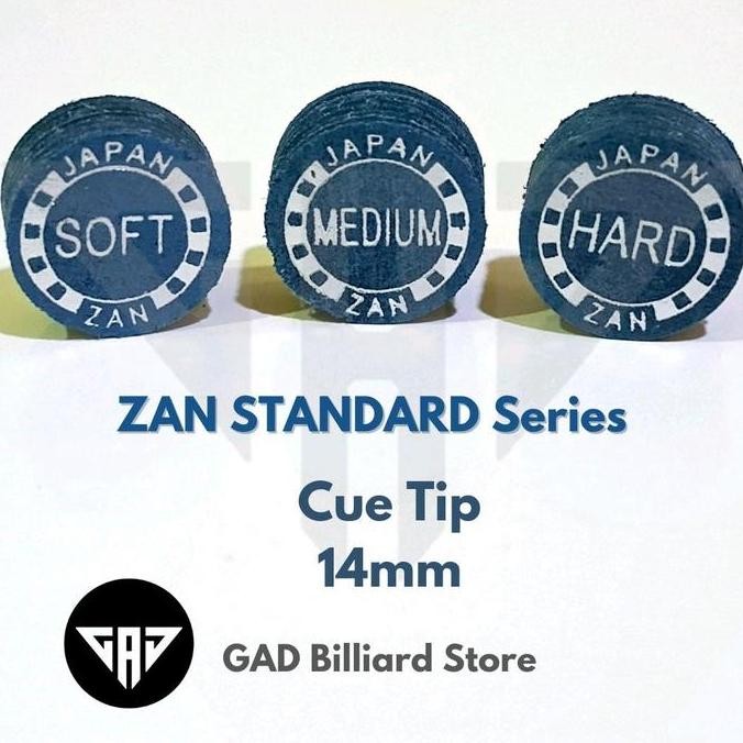 ZAN STANDARD SERIES CUE TIP BILLIARD | MASTER TIP 14MM ZAN STANDARD SERIES