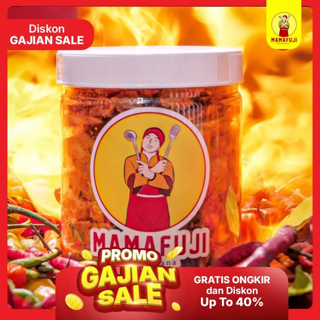 

FM Mamafuji - Basreng Pedas Asin Original Pedas Daun Jeruk Balado 250 Gram