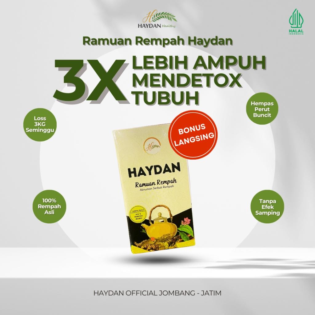 

FM Minuman Teh Detox | Teh Celup Rempah | JSR | Imunitas | Ramuan Rempah Haydan