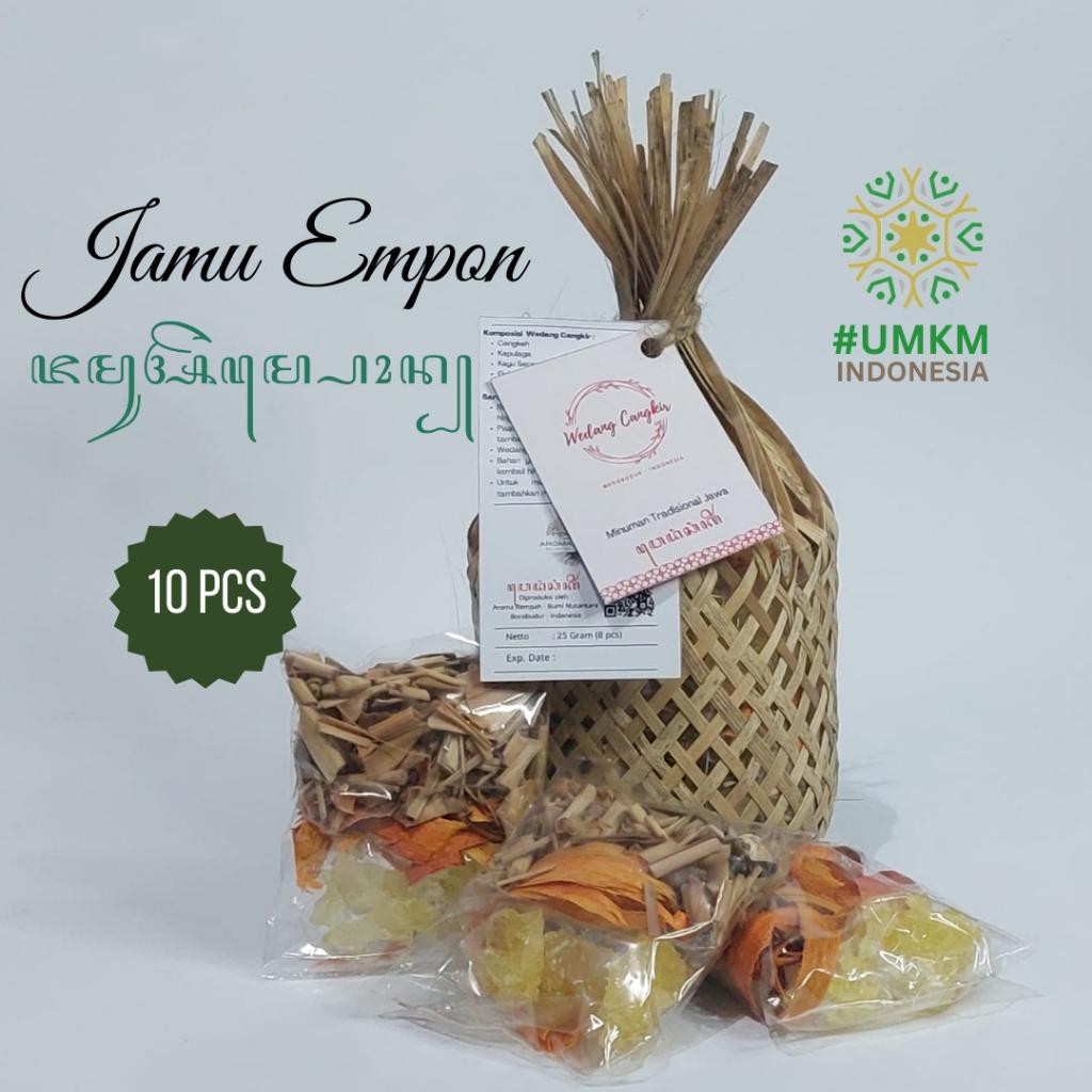 

FM Jamu Empon Aroma Rempah Wedang Empon Empon Lengkap Gula Batu Asli Minuman Herbal Tradisional Alami