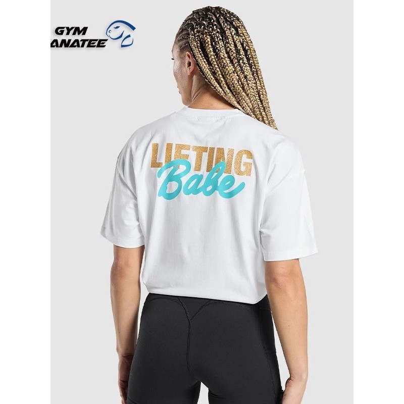 Gymshark's Women's Loose Cotton Sports Short Sleeved T-shirt