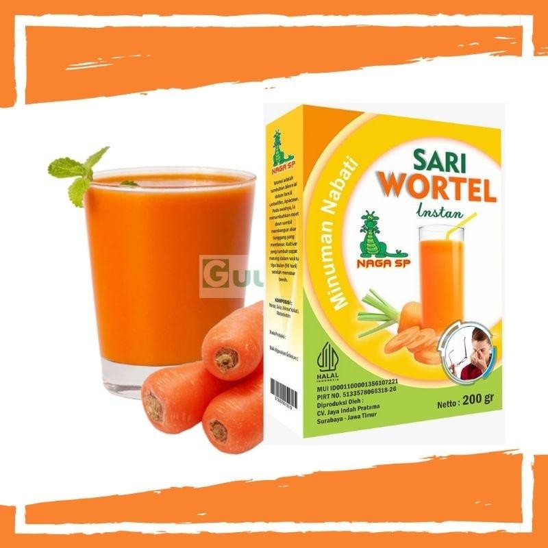 

FM (Beli 2 Gratis 1) Sari Wortel NAGA SP 200gr Obat Mata Minus Minuman Serbuk Instan Bernutrisi Tinggi