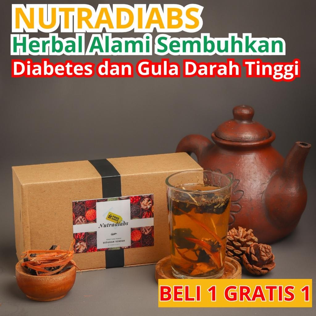 

FM [Promo Beli 1 Gratis 1] Nutradiabs Herbal Alami Untuk Diabetes