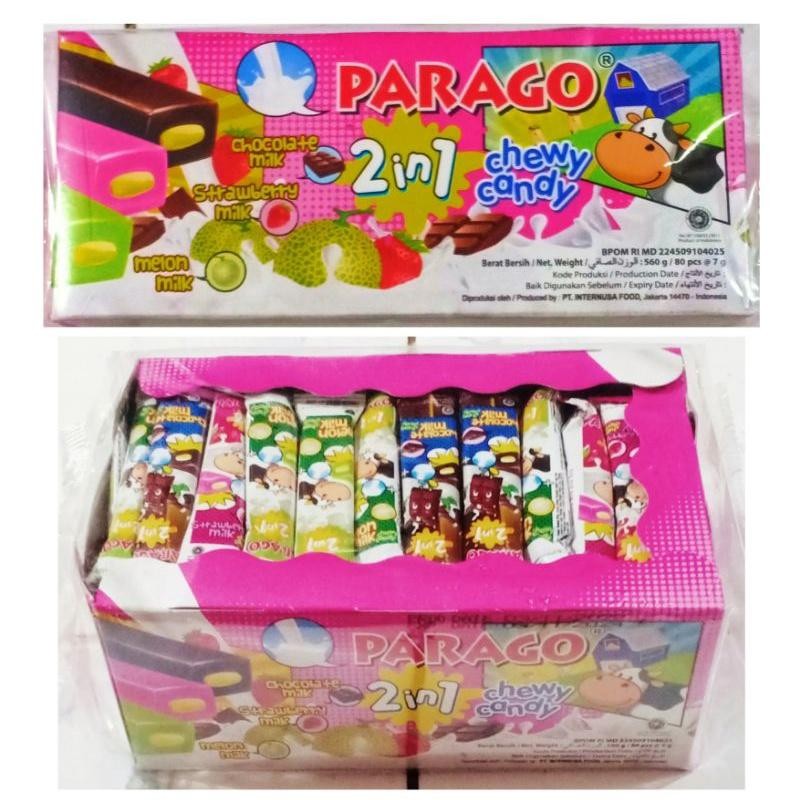 

FM Parago Chewy Candy Empuk Isi 80 Bks