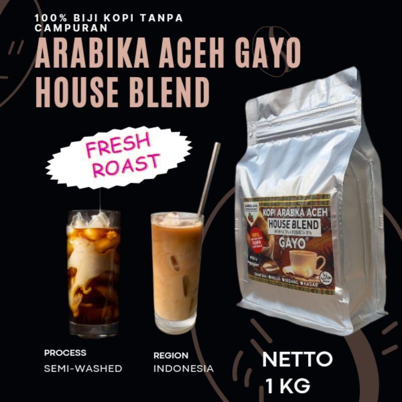 

FM Kopi Bubuk Arabika Aceh Gayo House Blend Espresso 1KG
