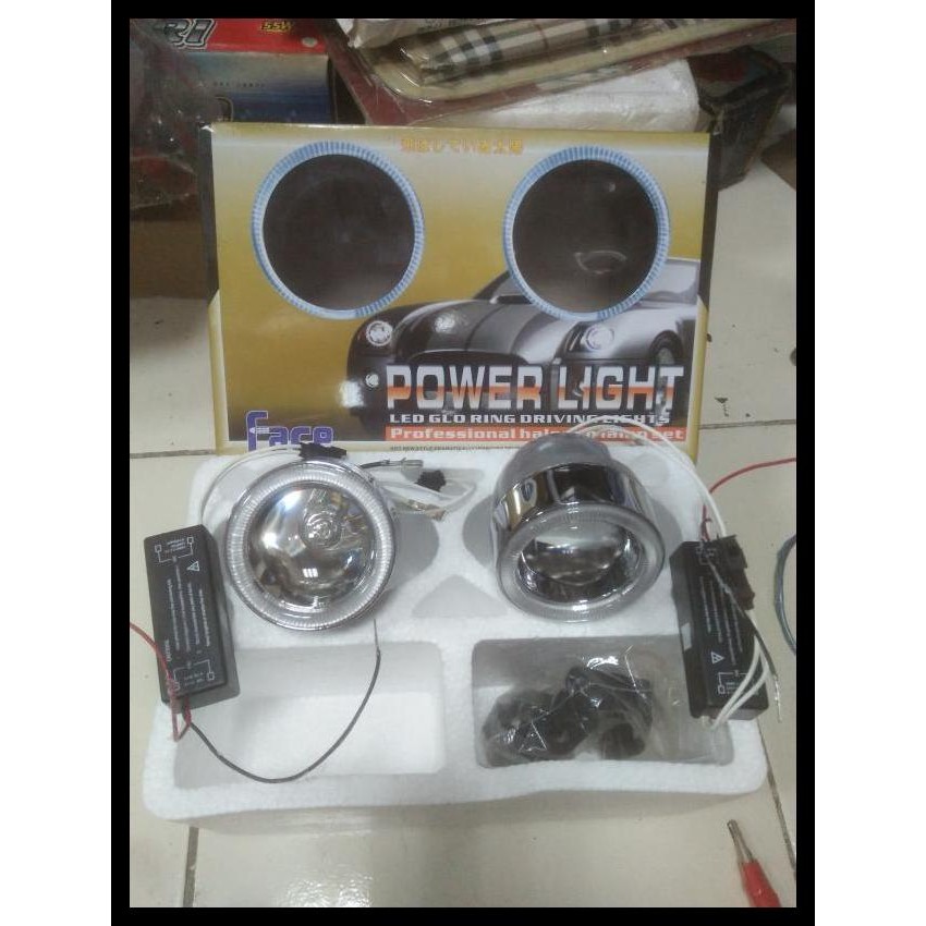 HOT DEAL FOG LAMP PROJECTOR ANGEL EYES