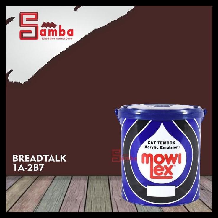 TERBARU MOWILEX EMULSION BREADTALK 2,5 LTR TINTING/CAT TEMBOK INTERIOR 