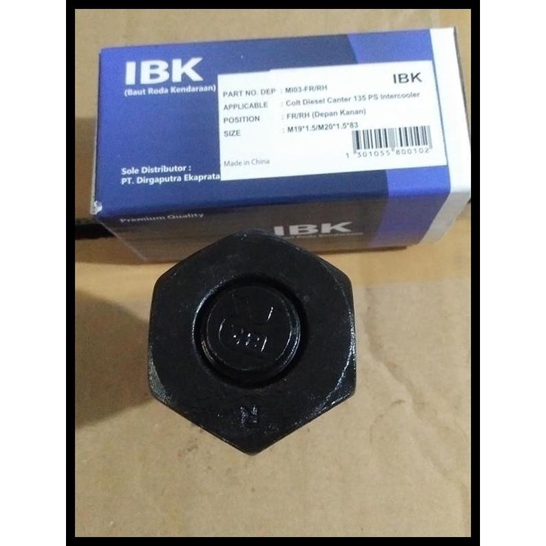 TERMURAH BAUT RODA HUB BOLT TRUK CANTER PS110 PS125 DEPAN KANAN IBK 