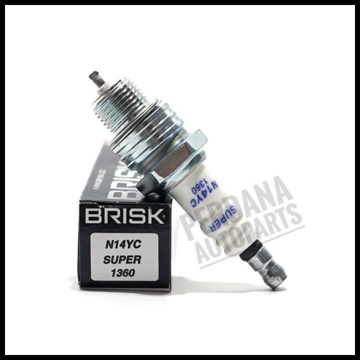 TERMURAH BUSI VESPA PX150 P150S P150X ASLI BRISK SUPER RACING N14YC !!!!!!