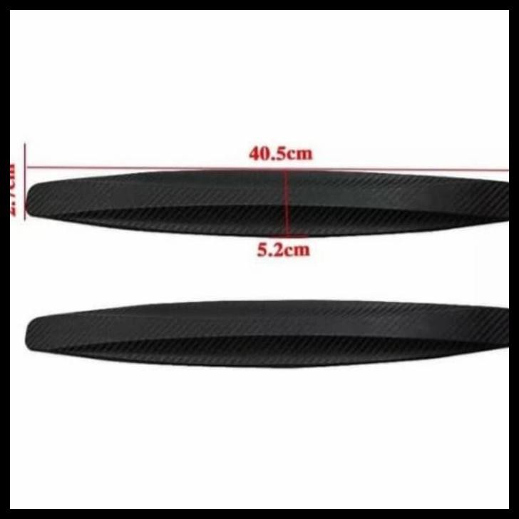 GRATIS ONGKIR LIS PELINDUNG BUMPER GUARD MOBIL ETIOS MOTIF CARBON HITAM 