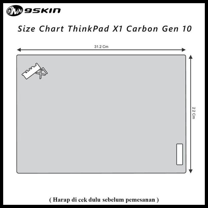 TERMURAH SKIN PROTECTOR LENOVO THINKPAD X1 CARBON GEN 10 MATTE GUARD 