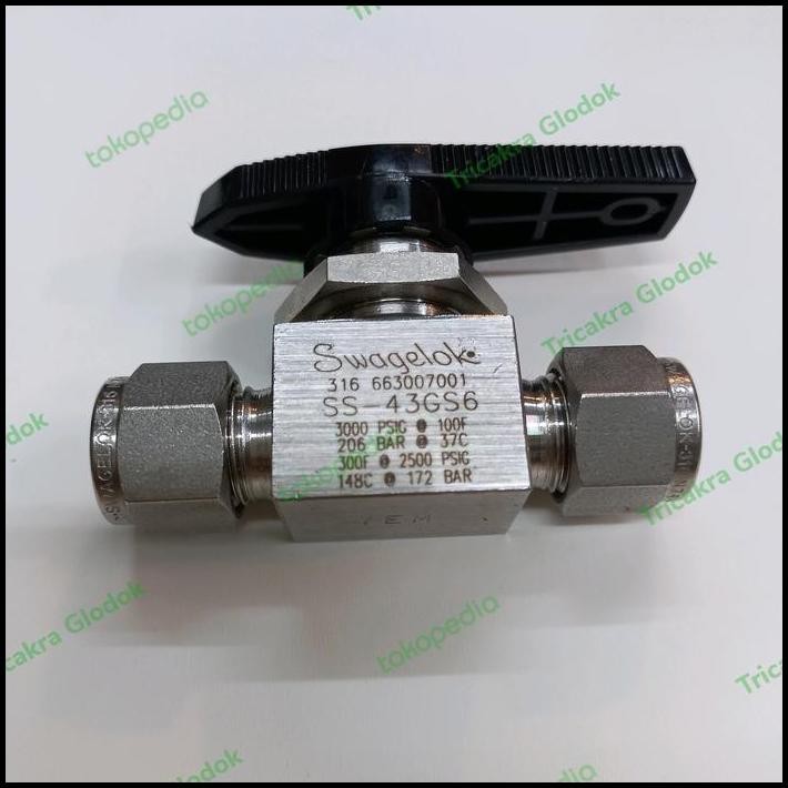 ball valve swagelok ss-43GS6 3/8"/ball valve swagelok 3/8"/swagelok