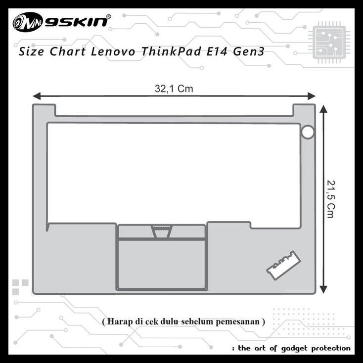 HOT DEAL SKIN PROTECTOR LAPTOP LENOVO THINKPAD E14 GEN3 MATTE GUARD 