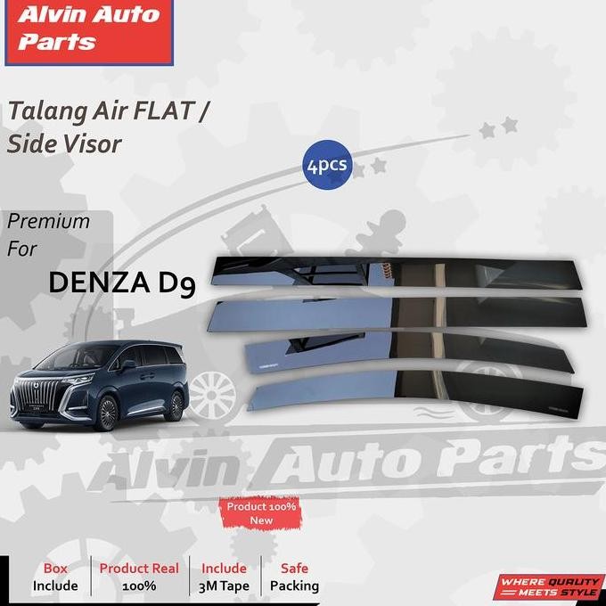 Talang Air Byd Denza D9 / Side Visor Denza D9 Flat / Accessories Byd Denza D9 Premium