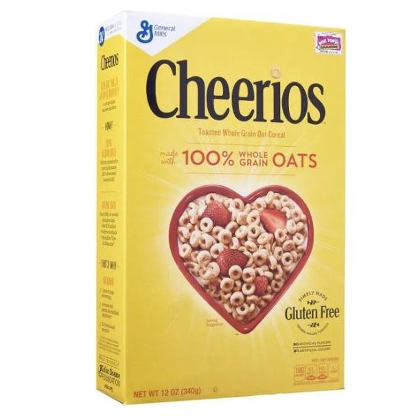 

General Mills Cheerios Gluten Free Whole Grain Oats 340g