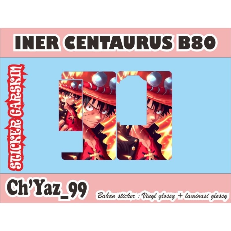 

*2Piece* One Piece B80 Y Garskin Stiker Casing Custom Bebas Dan Bayar Ditempat