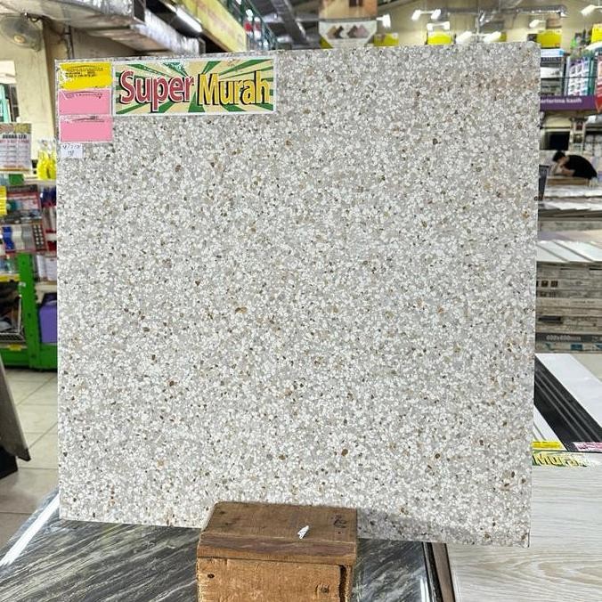 Terlaris Keramik 60X60 Platinum Siera Grey Keramik Keset/Matt / Keramik Lantai Terrazo / Keramik Lan