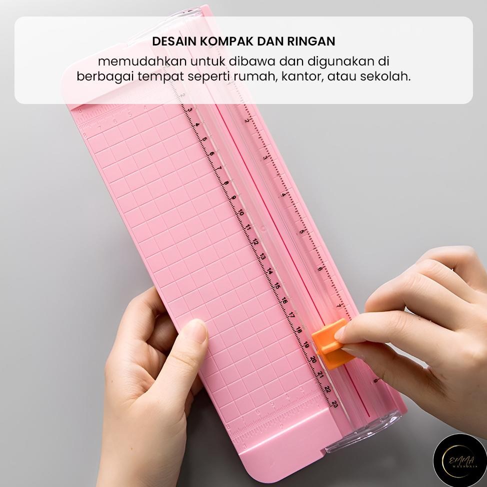 

EM Alat Pemotong Kertas Portabel Paper Cuter Trimmer