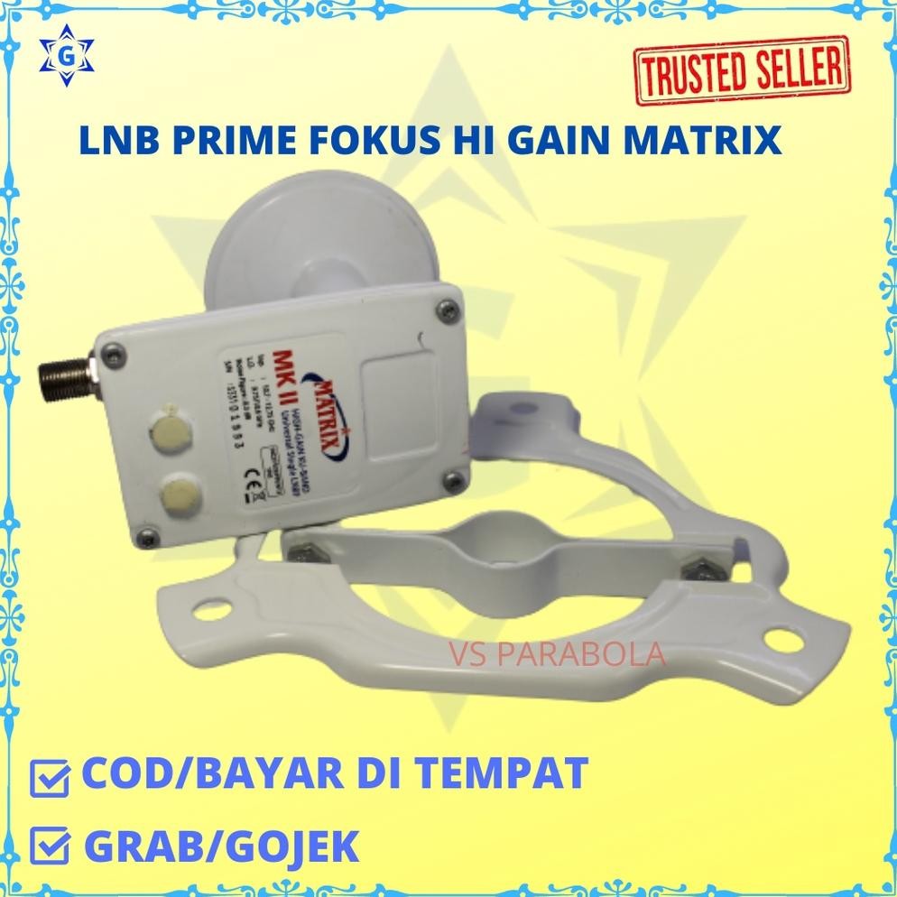 NEW LNB KUBAND MATRIX MK II PRIME FOKUS HI GAIN [terbaik][terlaris]