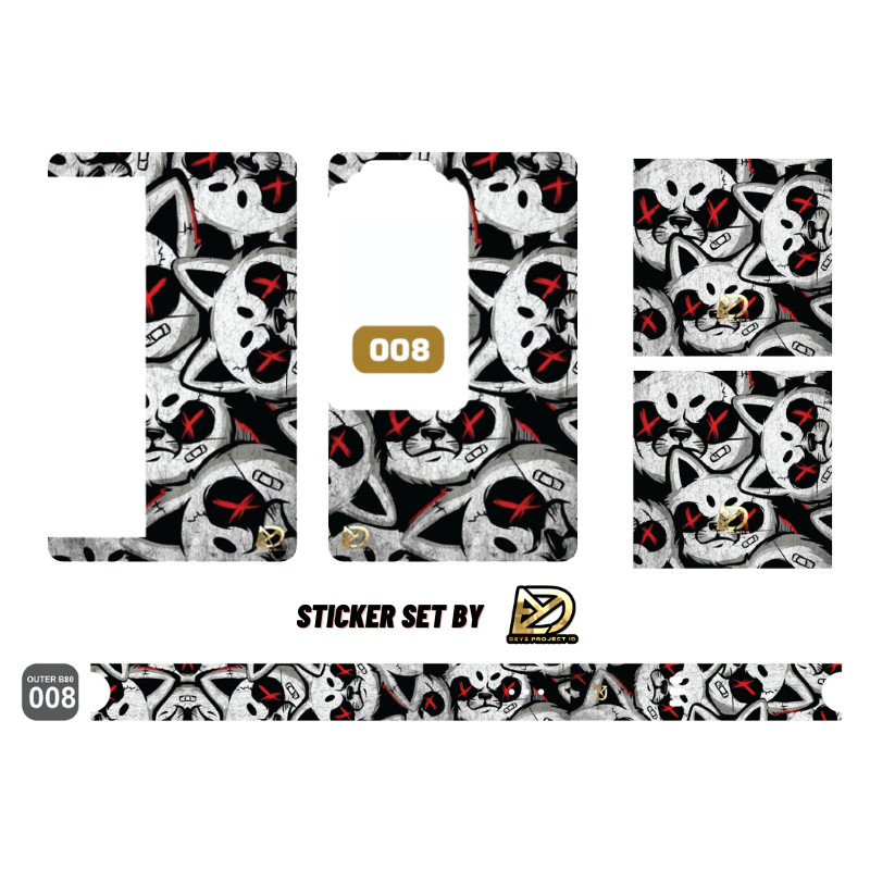 

*2Piece* Namikami Kertas Label B80 Anti Air Stiker Fs 08 Garskin Stiker Casing Custom Bebas Dan Bayar Ditempat