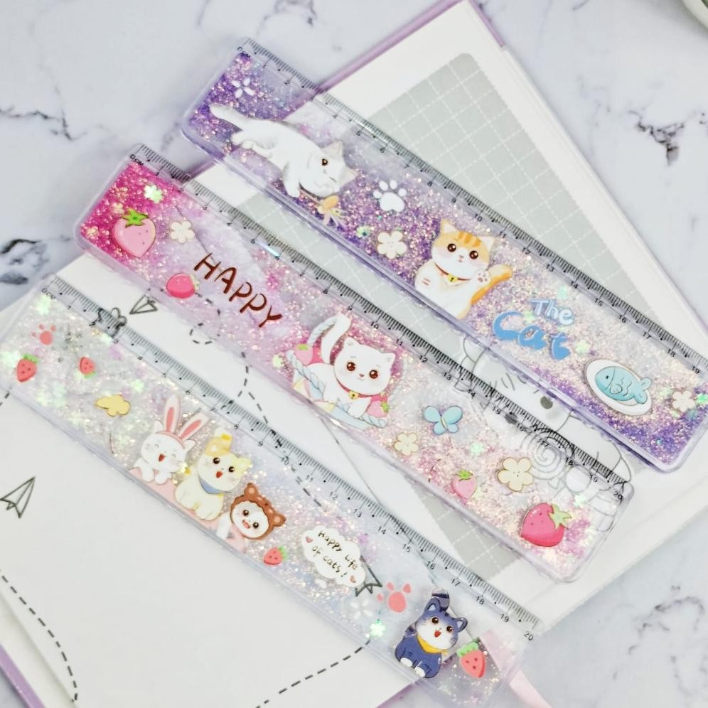 

Penggaris 20 Cm Isi Glitter Air Manik MEWAH Motif Lucu Limited Edition / Ruler 20Cm Spesial Ada Isi Gliter Nya Kualitas Terbaik Perlengkapan Sekolah Favorit Bisa Grosir Dan Cod
