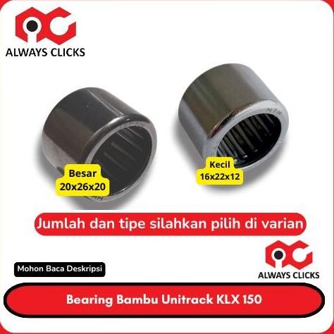 Bearing Bambu Unitrack KLX Set - Laher Bambu Unitrack KLX - Needle Bearing Unitrack KLX untuk Motor 