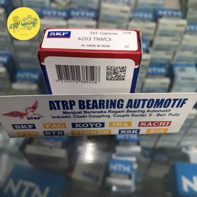 BALL BEARING 6203 TN9/C3 SKF