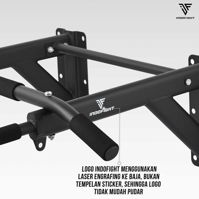 Pull Up Bar Dinding Indofight Chin Up Bar Tiang Gantungan Besi Alat Pull Up Di Rumah