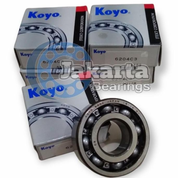 Bearing 6204 / 6204 C3 KOYO JAPAN ORIGINAL