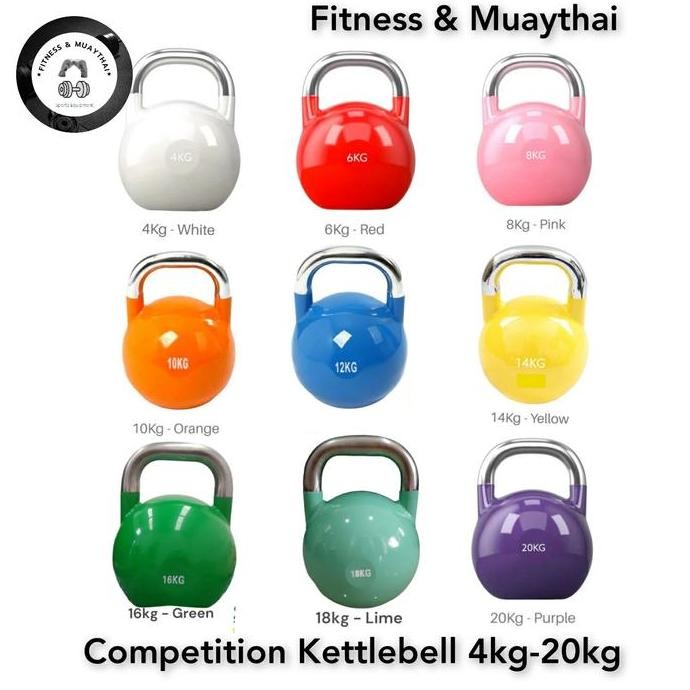 Competition Kettlebell,Alat Fitness Kettlebell,Kettlebell Training.