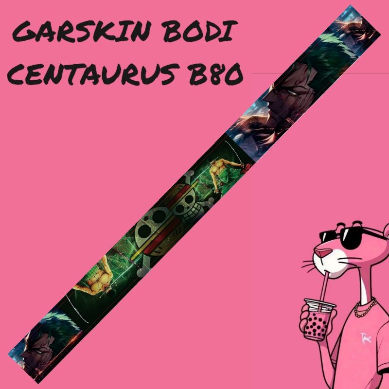 

*2Piece* Wima Store Stiker Bodi Outer Centaurus B80 Anime Waifu Hitam Pink Anti Air Laminasi Tahan Lama Iner Centa 20 Garskin Stiker Casing Custom Bebas Dan Bayar Ditempat